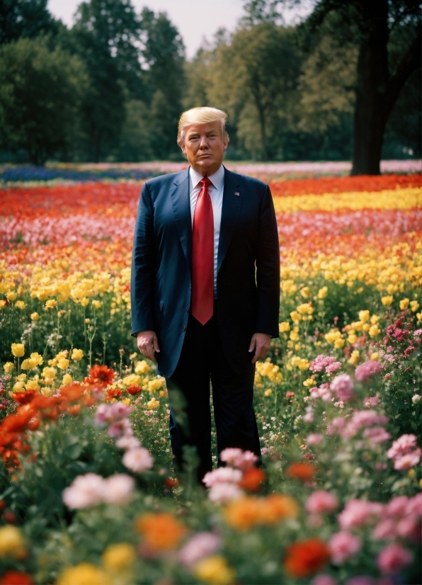 Vertical Stock Videos, Tulip, Groom, Person, Flowers, Park