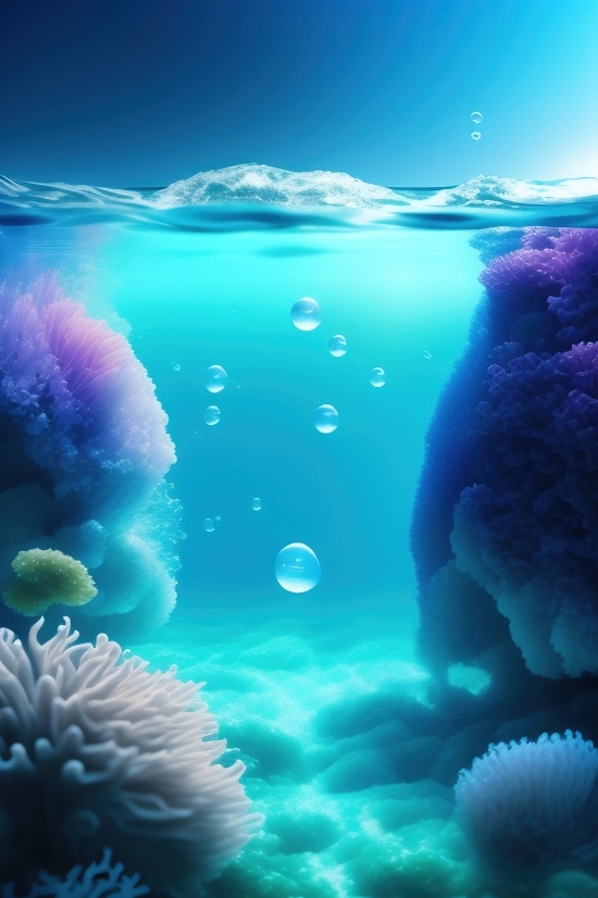 Video Ai Online, Ai Illustrator Online, Sea, Coral, Underwater, Reef