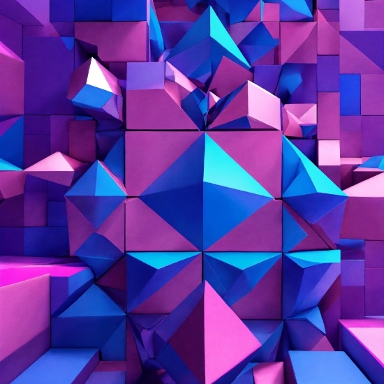 Video Background Loops, Colorfulness, Purple, Blue, Azure, Triangle