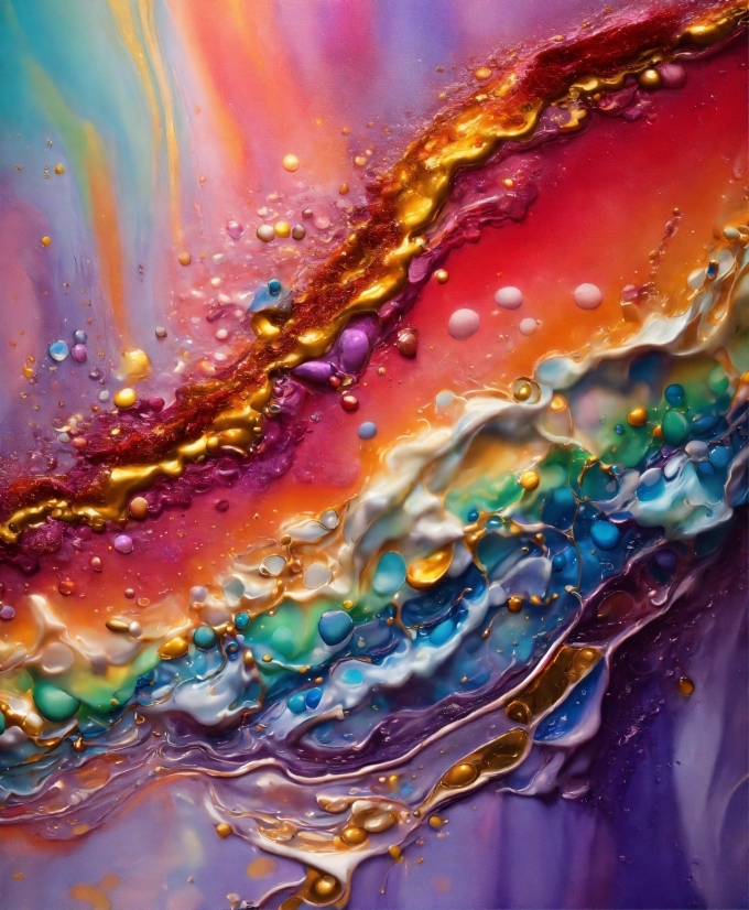 Video Backgrounds Free Download, Liquid, Purple, Orange, Organism, Aqua