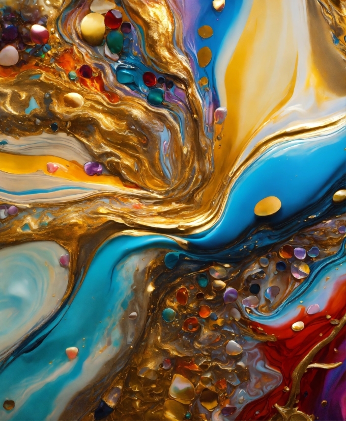 Video Short No Copyright, Liquid, Azure, Fluid, Paint, Aqua