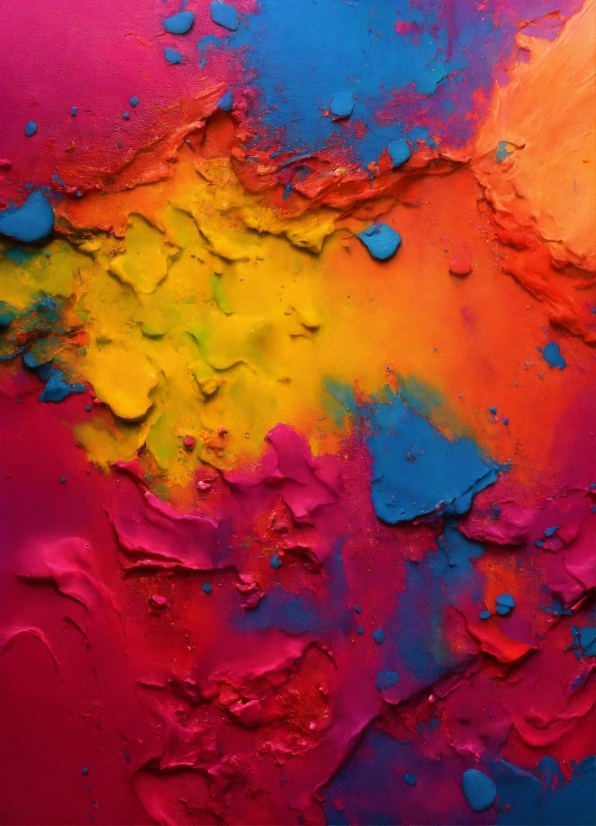 Water, Liquid, Paint, Fluid, Orange, Pink