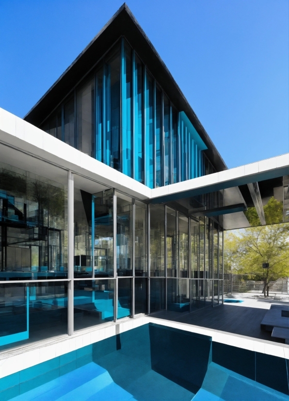 Water, Sky, Property, Building, Blue, Swimming Pool