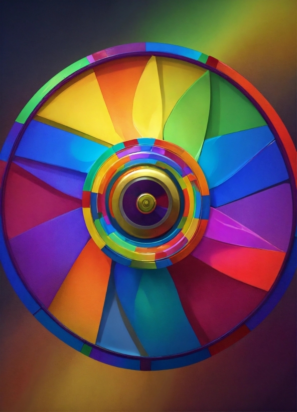 Zoom Stock Footage, Wheel, Colorfulness, Circle, Symmetry, Art