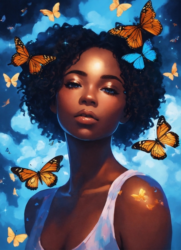 Adobe Illustrator Cc 2014 Download, Pollinator, Blue, Azure, Nature, Butterfly