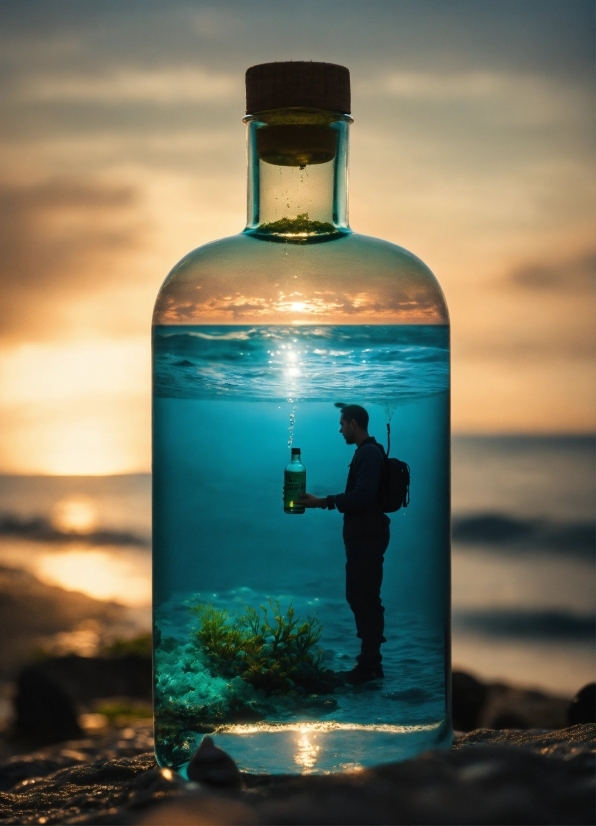 Adobestockphotos, Water, Bottle, Liquid, Green, Azure