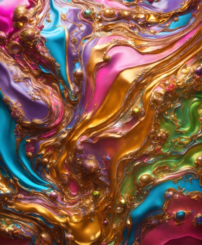 Ai Creator Images, Liquid, Purple, Fluid, Violet, Art