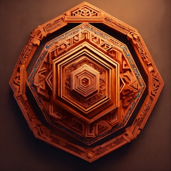 Ai Image Generator Instagram, Brown, Triangle, Wood, Amber, Art