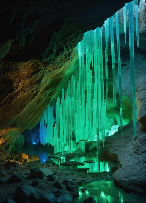 Ai Music Beat, Stalagmite, Nature, World, Speleothem, Coastal And Oceanic Landforms