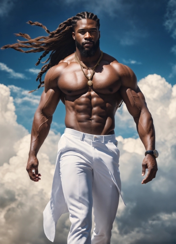 Ai Photo Generator, Cloud, Head, Sky, Shoulder, Bodybuilder