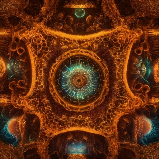 Ai Photo Generator From Image, Art, Ceiling, Circle, Symmetry, Pattern