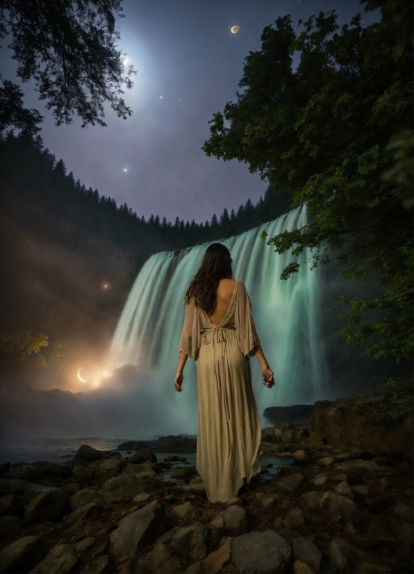 Ai Portrait Lensa, Water, Sky, Nature, Tree, Flash Photography