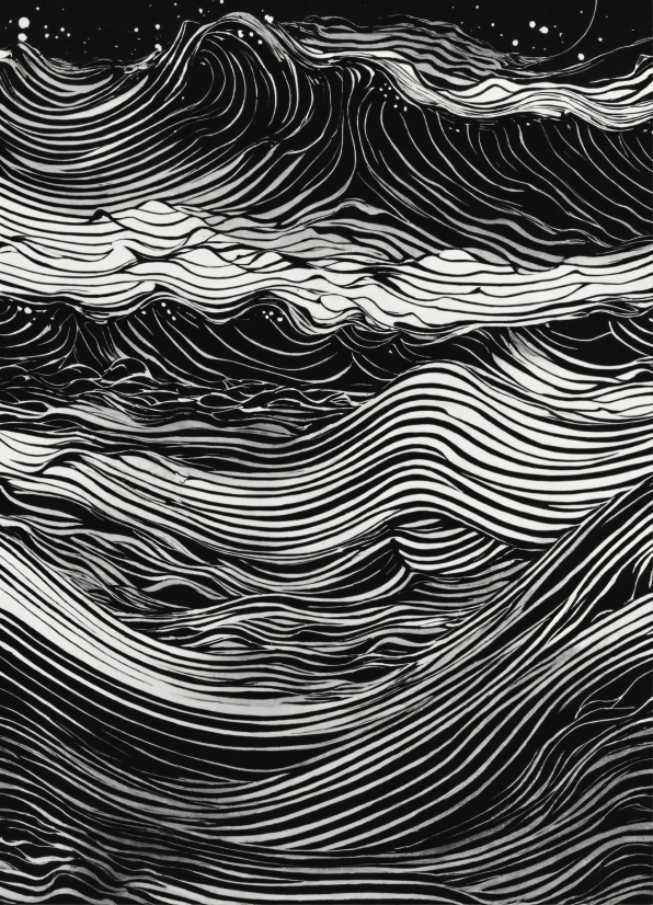 Ai Qq, Water, Water Resources, Liquid, Body Of Water, Black-and-white