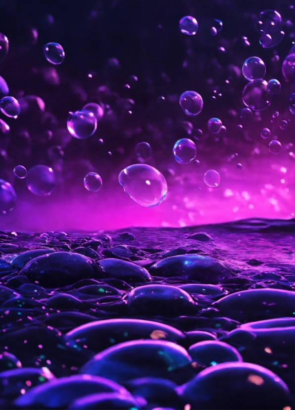 Ai Singer Free, Liquid, Water, Purple, Light, Nature