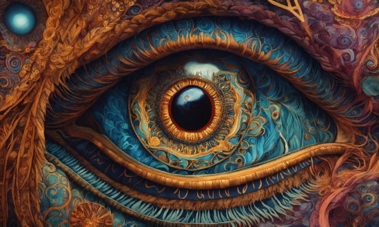 Ai Upscale Picture, Eye, Eyelash, Azure, Human Body, Textile