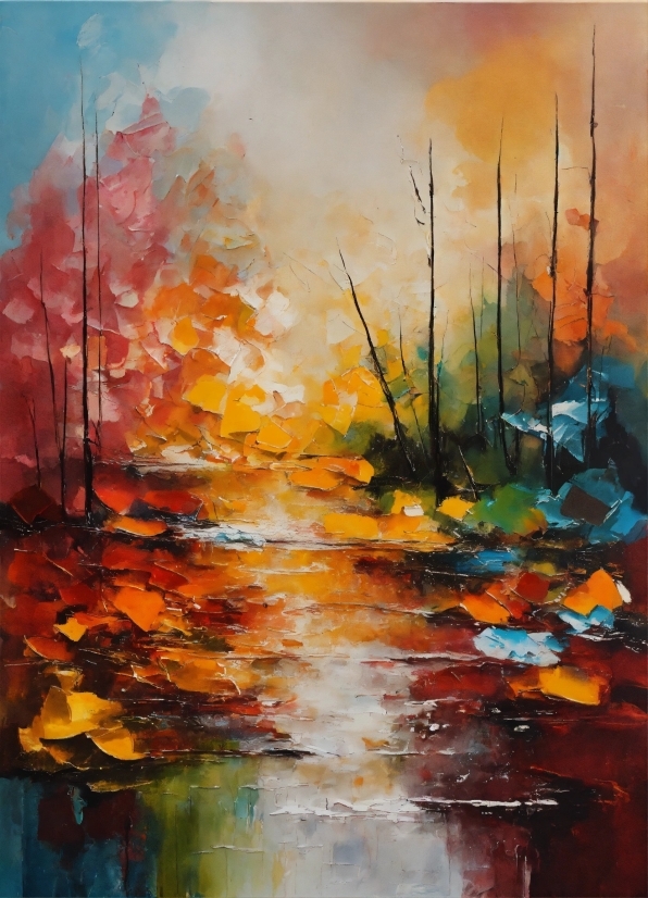 Art Paint, Water, Paint, Nature, Natural Landscape, Painting