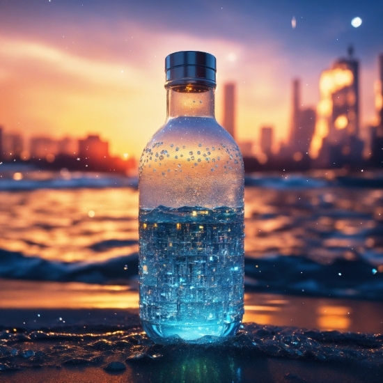 Artificial Intelligence Related Movies, Water, Bottle, Liquid, Daytime, Sky