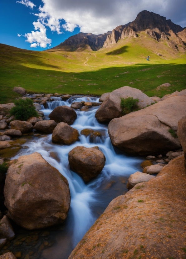 Background Kinemaster Template, Cloud, Sky, Water, Water Resources, Mountain