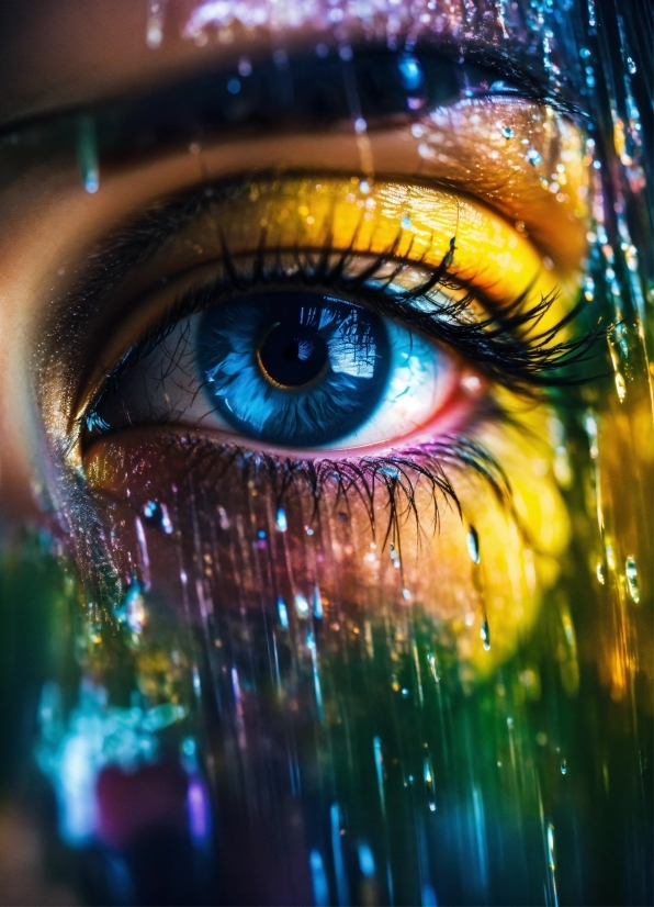 Background Video Clip Free Download, Eye, Eyebrow, Eyelash, Water, Iris