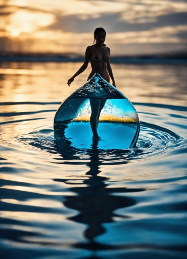 Beauty Stock Photos, Water, Surfboard, People In Nature, Blue, Azure