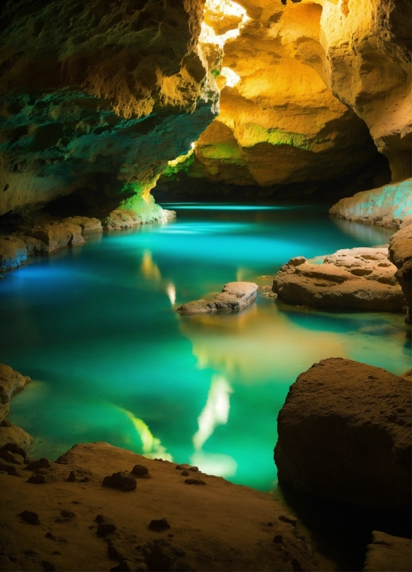 Birthday Background Hd Video, Water, Water Resources, Light, Azure, Underground Lake