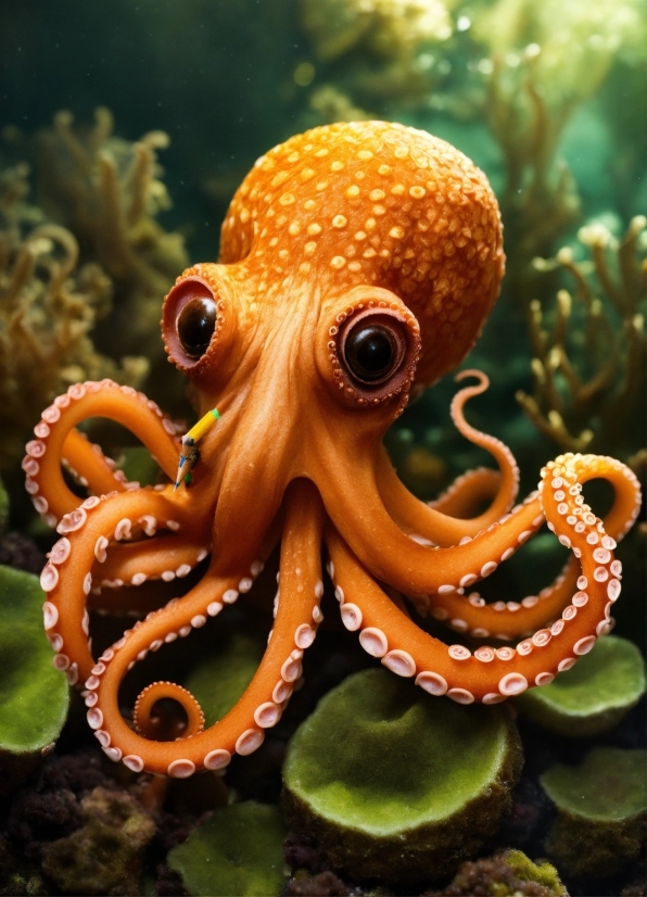 Car Hd Wallpaper, Water, Marine Invertebrates, Vertebrate, Octopus, Giant Pacific Octopus