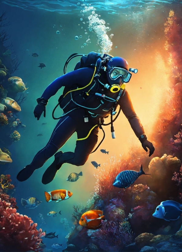 Cartoon Wallpaper For Pc, Water, Nature, Scuba Diving, Natural Environment, Underwater