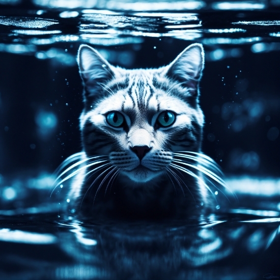 Christmas Wallpaper For Pc Free Download, Water, Cat, Liquid, Felidae, Carnivore