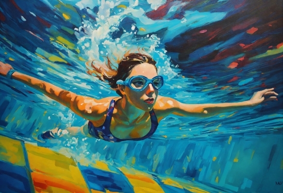 Clipgrab, Water, Swimming Pool, Swimmer, Azure, Goggles