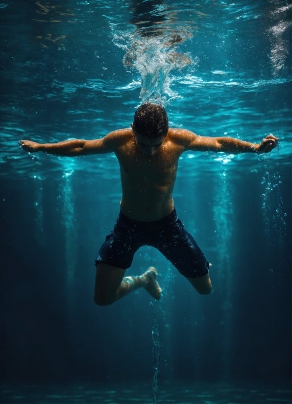 Colorful Abstract Background, Water, Arm, Sky, People In Nature, Underwater