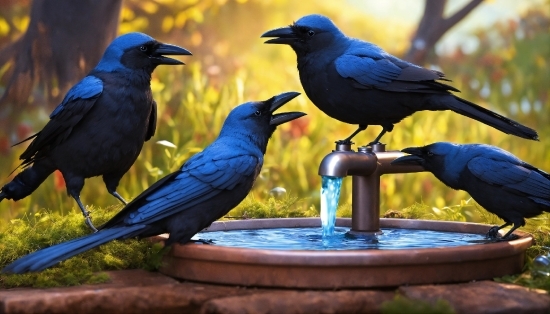 Colossyan Video, Bird, Blue, Vertebrate, Water, Botany