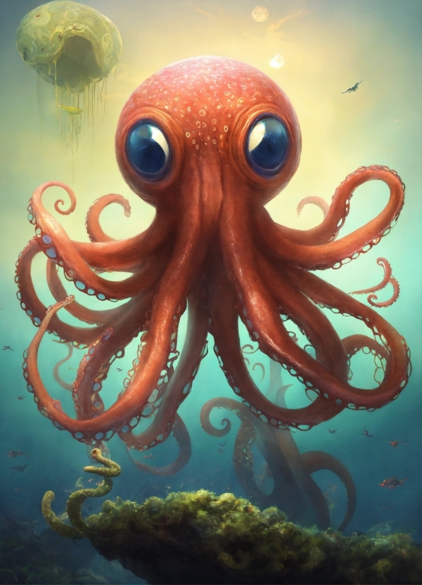 Cool Basketball Wallpapers 4k, Marine Invertebrates, Octopus, Giant Pacific Octopus, Azure, Organism