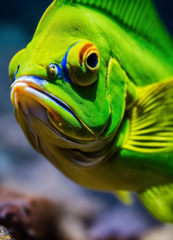 Copyright Free Youtube Thumbnail Background, Eye, Underwater, Terrestrial Plant, Marine Biology, Fish