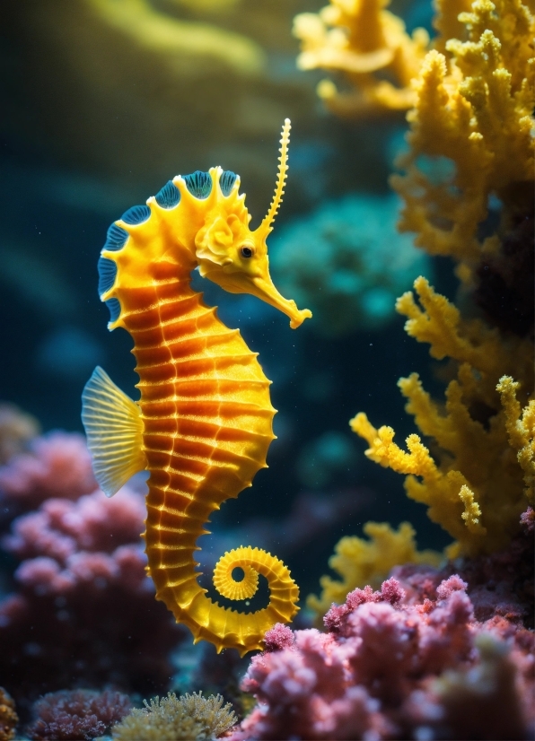 Couple Wallpaper Anime, Marine Invertebrates, Natural Environment, Organism, Syngnathiformes, Underwater