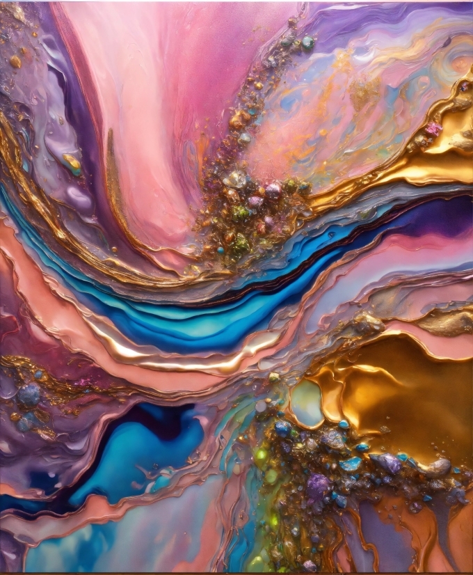 Coverr Free Videos, Liquid, Art Paint, Purple, Paint, Fluid