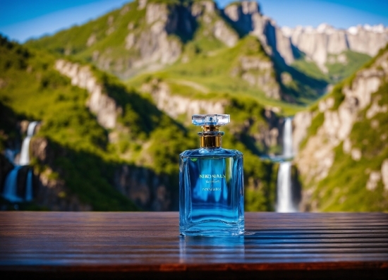 Dalle 3 Ai, Bottle, Sky, Mountain, Liquid, Nature