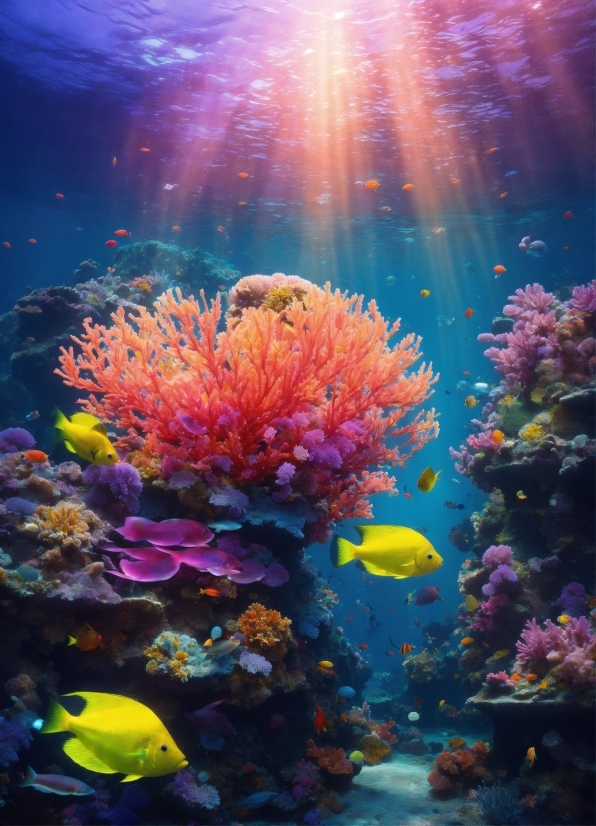 Desktop Background Hd Aesthetic, Water, Plant, Light, Natural Environment, Underwater