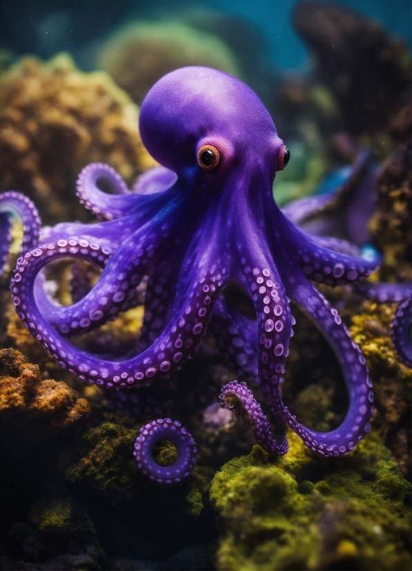 Desktop Backgrounds Spring, Marine Invertebrates, Purple, Natural Environment, Organism, Underwater