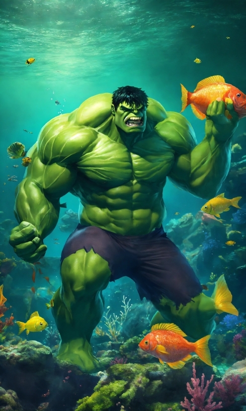 Desktop Backgrounds Valentines Day, Hulk, Cartoon, Bodybuilder, Green, Organism