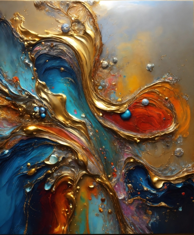 Digital Wallpaper Hd Download, Art Paint, Liquid, Azure, Fluid, Paint