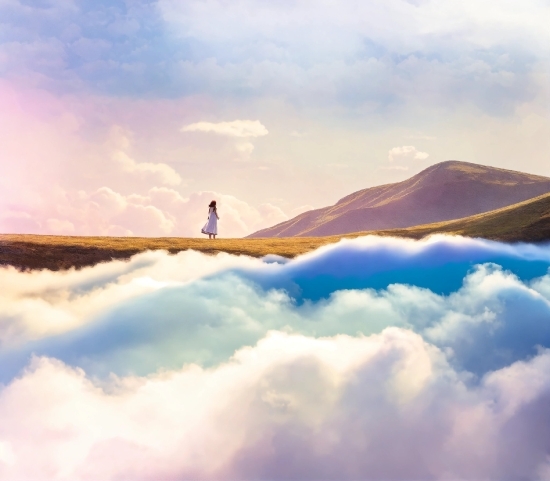 Download Adobe Illustrator Cc, Cloud, Sky, Atmosphere, Mountain, Highland