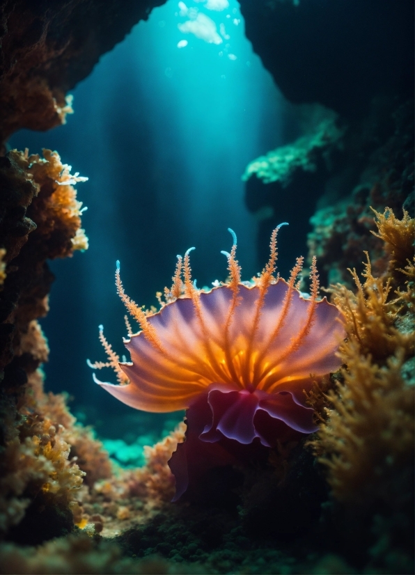 Download Background Pc 4k, Water, Marine Invertebrates, Natural Environment, Underwater, Organism