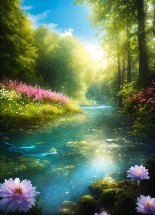 Download Istock Video For Free, Flower, Water, Sky, Plant, Water Resources