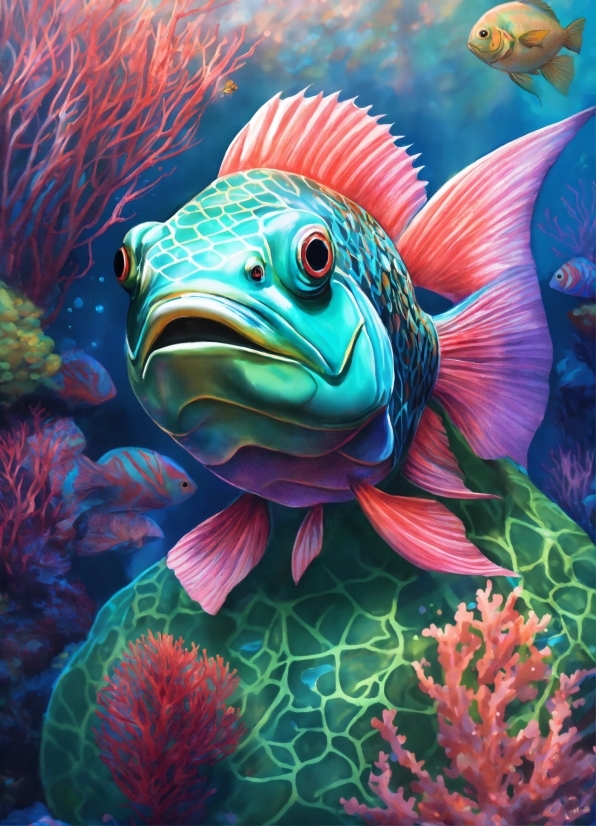 Download Nature Wallpaper For Pc, Vertebrate, Water, Green, Organism, Underwater