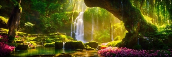 Download Pinterest Video Downloader, Water, Plant, Natural Landscape, Flower, Waterfall