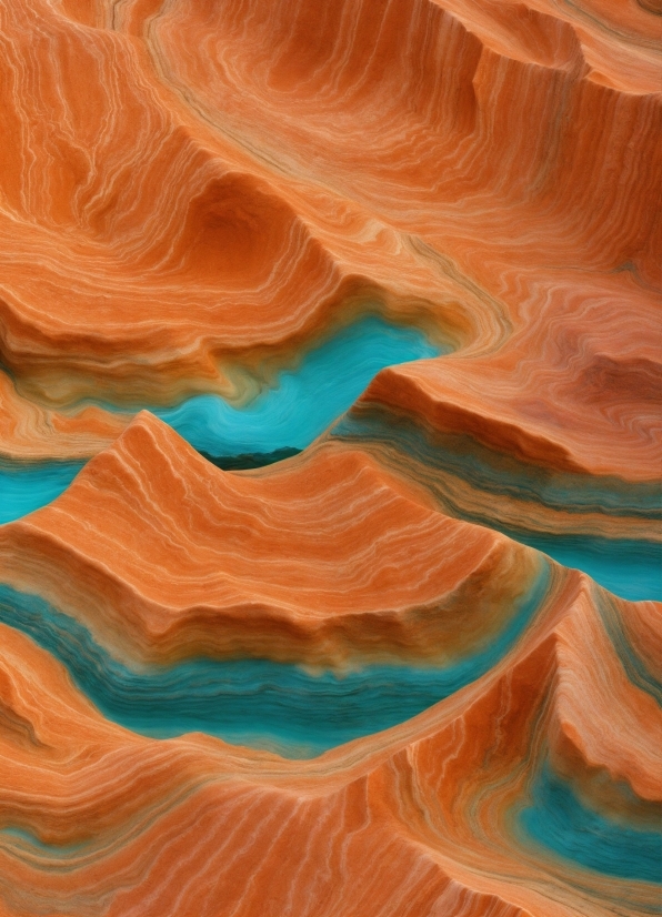 Download Tiktok Video Without Watermark Online, Orange, Landscape, Geological Phenomenon, Pattern, Art