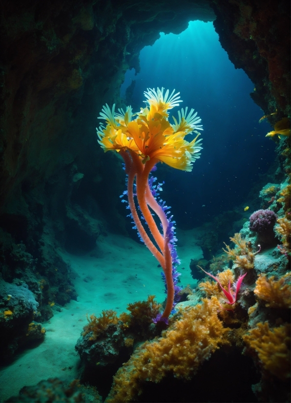 Dual Monitor Wallpaper Windows 10, Water, Underwater, Organism, Plant, Marine Invertebrates