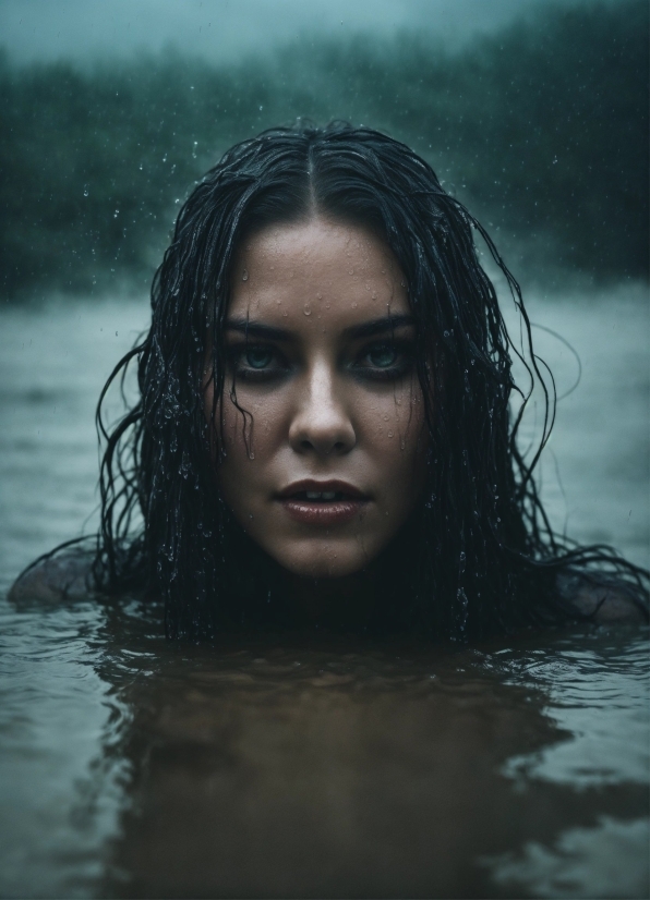 Face, Hair, Head, Water, Hairstyle, Sky