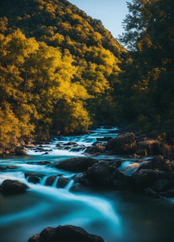 Football Clips 4k, Water, Sky, Plant, Nature, Fluvial Landforms Of Streams