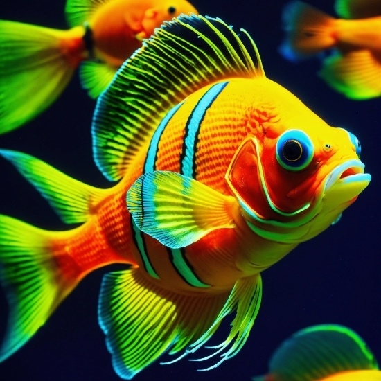 Free Android Wallpaper Gallery, Light, Fin, Organism, Fish, Underwater